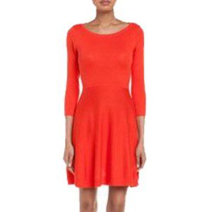 French Connection Sydney Fit & Flare Knit Dress 2